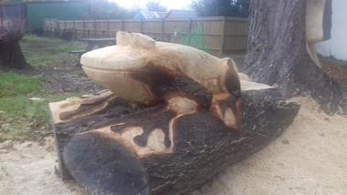 Climb on Chainsaw sculptures in Suffolk  and Norfolk