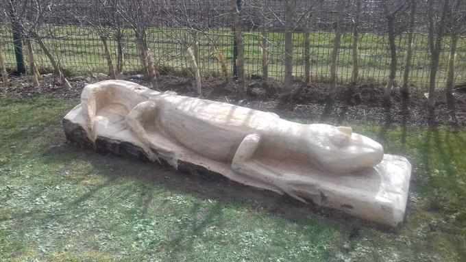 Chainsaw sculptures and School Grounds Design in Suffolk  and Norfolk